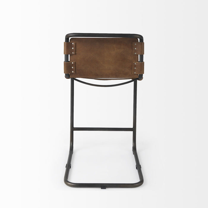 Steel Bar Chair - Brown / Black