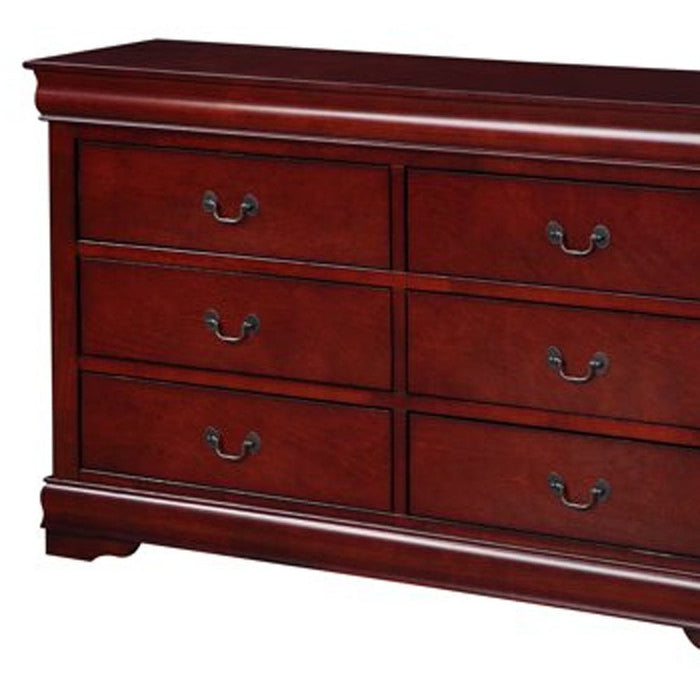 Solid Wood Double Dresser - Brown