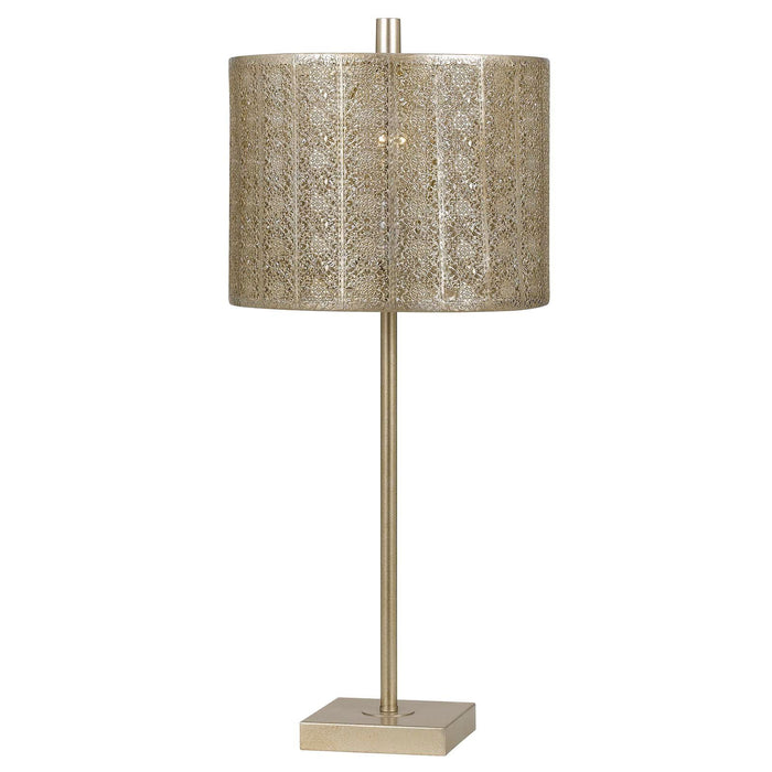 Falfurrias - 27" Height Metal Table Lamp - Warm Silver