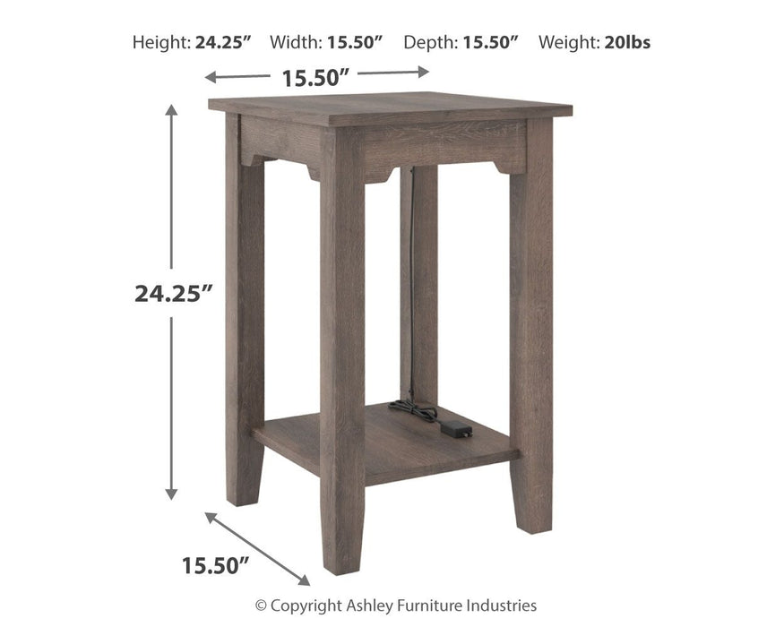 Arlenbry - Gray - Chair Side End Table