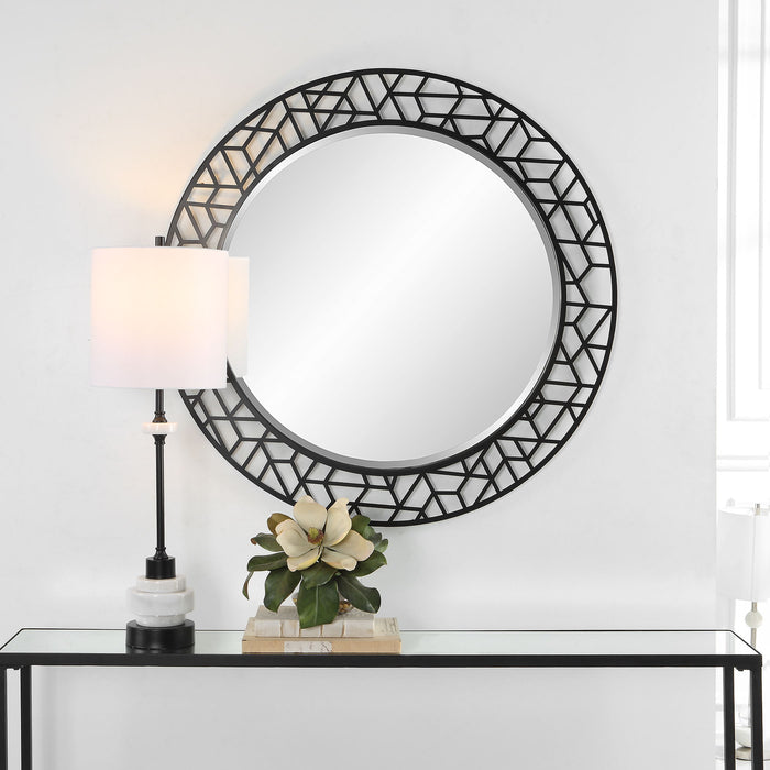 Mosaic - Metal Round Mirror