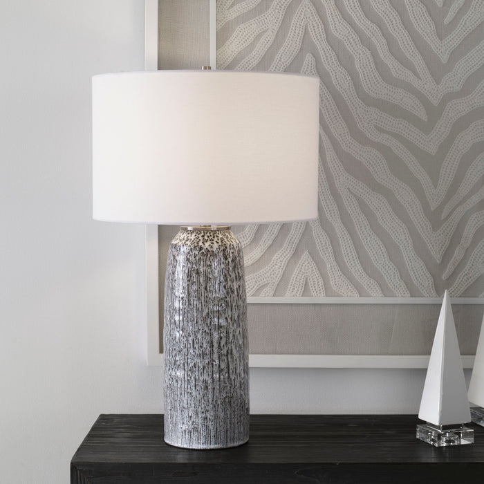 Static - Modern Table Lamp - Dark Gray