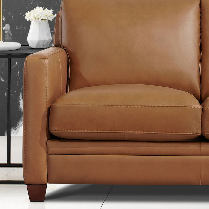 Naples - Leather Loveseat