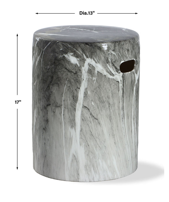 Marvel - Marbled Garden Stool