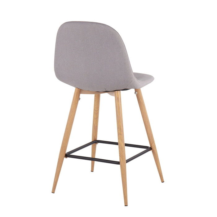 Pebble - Mid Century / Modern Counter Stool (Set of 2)