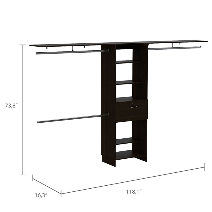 Drawer, Combo Dresser - Black