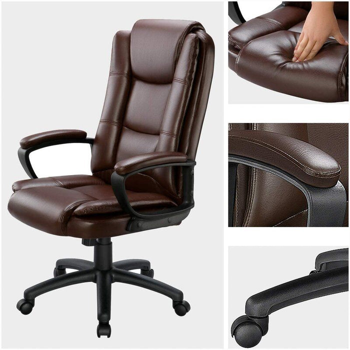Executive Chair With Lumbar Support - Brown