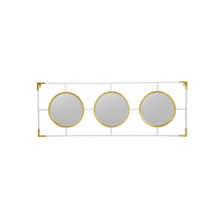 Frame With Mirror - Gold / White