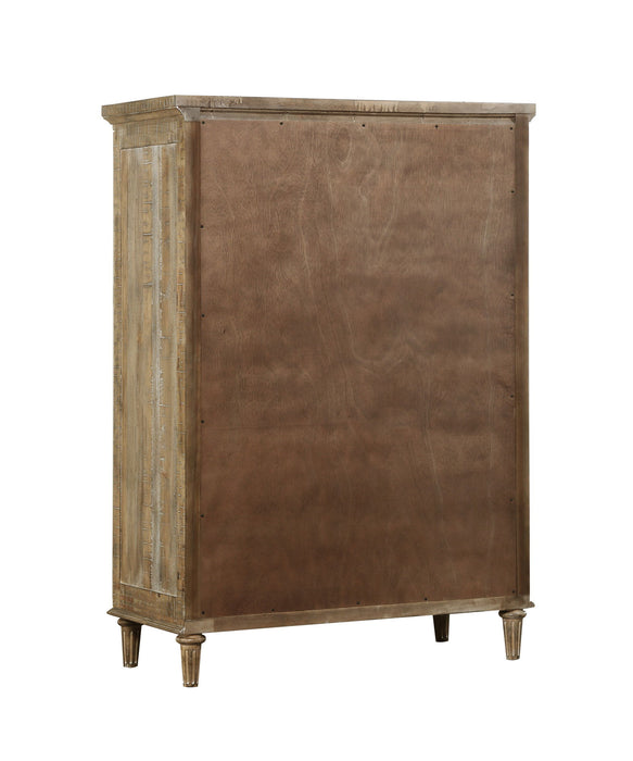 Ludin - 5 Drawer Chest - Taupe