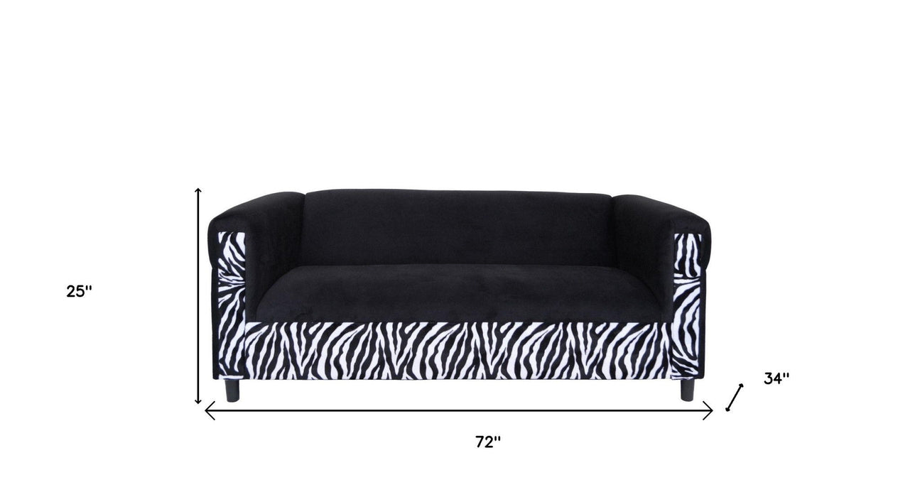 Velvet Sofa - Black