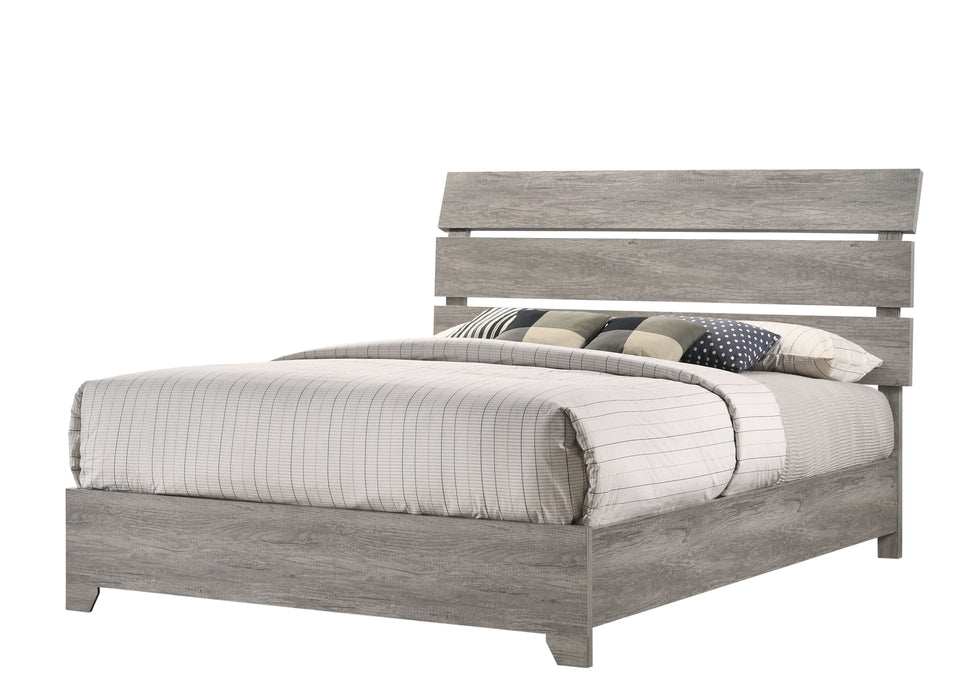 Tundra - Queen Platform Bed - Gray