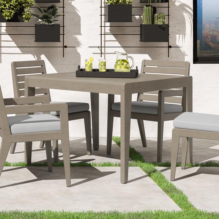 Sustain - Outdoor Dining Table - Wood - Dark Gray