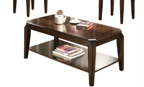 Docila - 3 Piece Pack Coffee With End Table (Set of 3) - Walnut