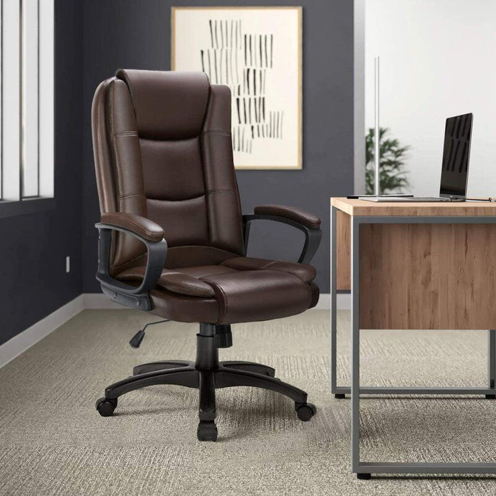 Executive Chair With Lumbar Support - Brown
