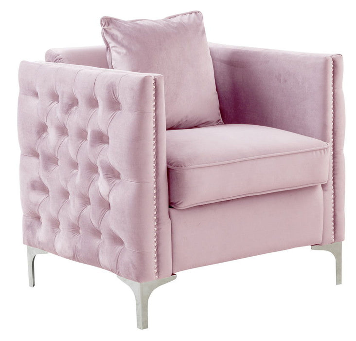 Bayberry - Velvet Chair With 1 Pillow