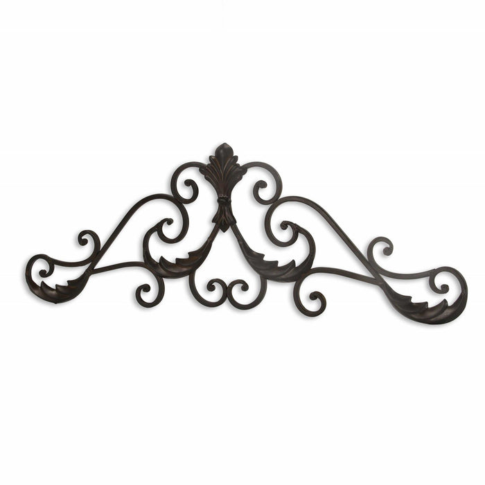 Curved Rustic Hanging Wall Decor - Brown