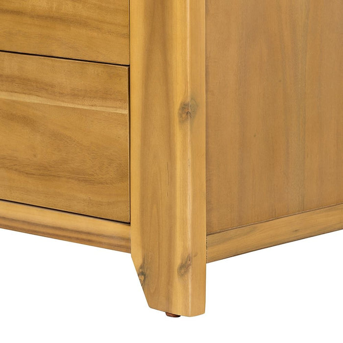 5 Drawer Dresser - Natural Brown