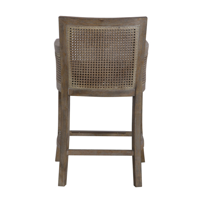 Encore - Counter Stool - Light Brown & Black