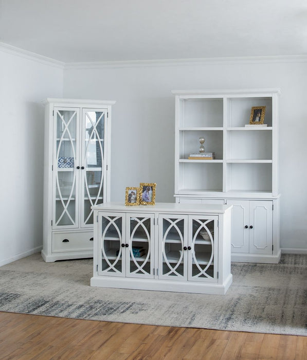 French Country Style Cabinet - White