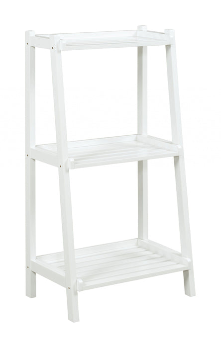 Bookcase With 3 Shelves - White