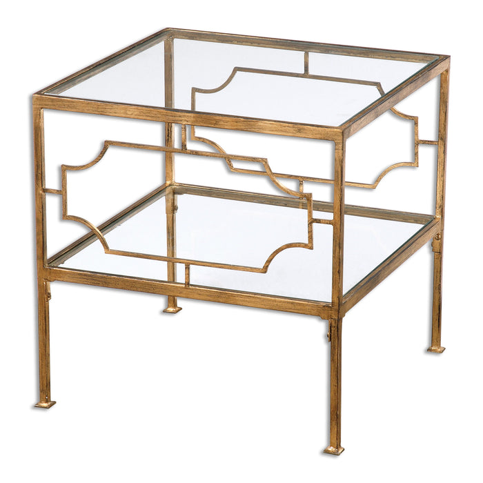 Genell - Cube Table - Gold