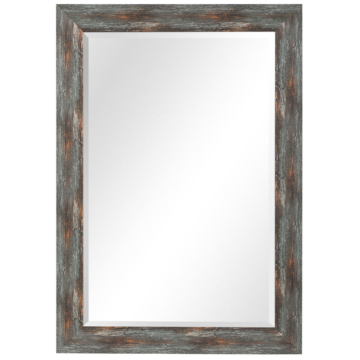 Owenby - Rustic Mirror - Silver & Bronze