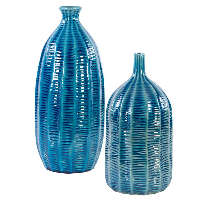 Bixby - Vases (Set of 2) - Blue
