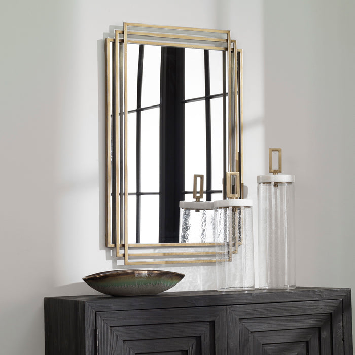 Amherst - Mirror - Brushed Gold