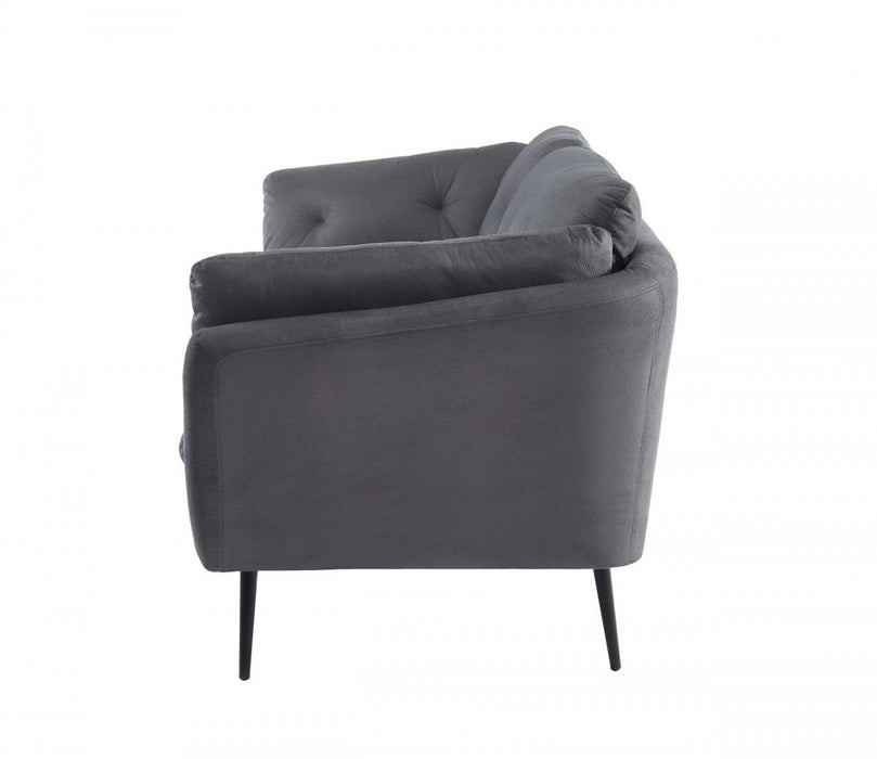 Sofa 84" - Grey And Black