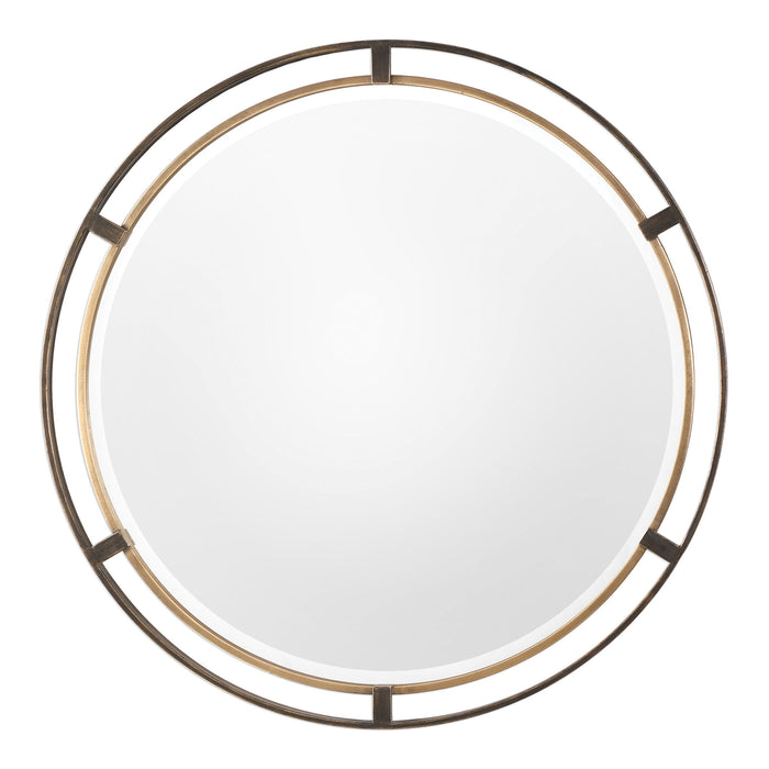 Carrizo - Round Mirror - Bronze
