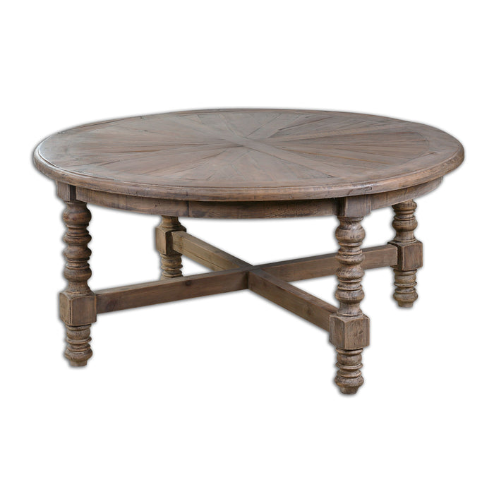Samuelle - Wooden Coffee Table - Light Brown