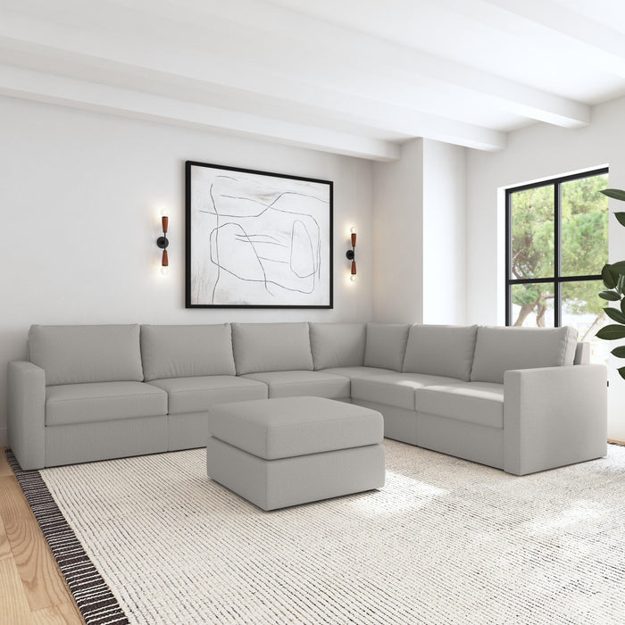 Flex - Sectional with Standard Arm and Ottoman