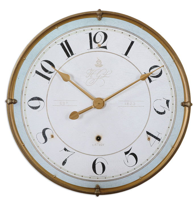 Torriana - Wall Clock - Gold