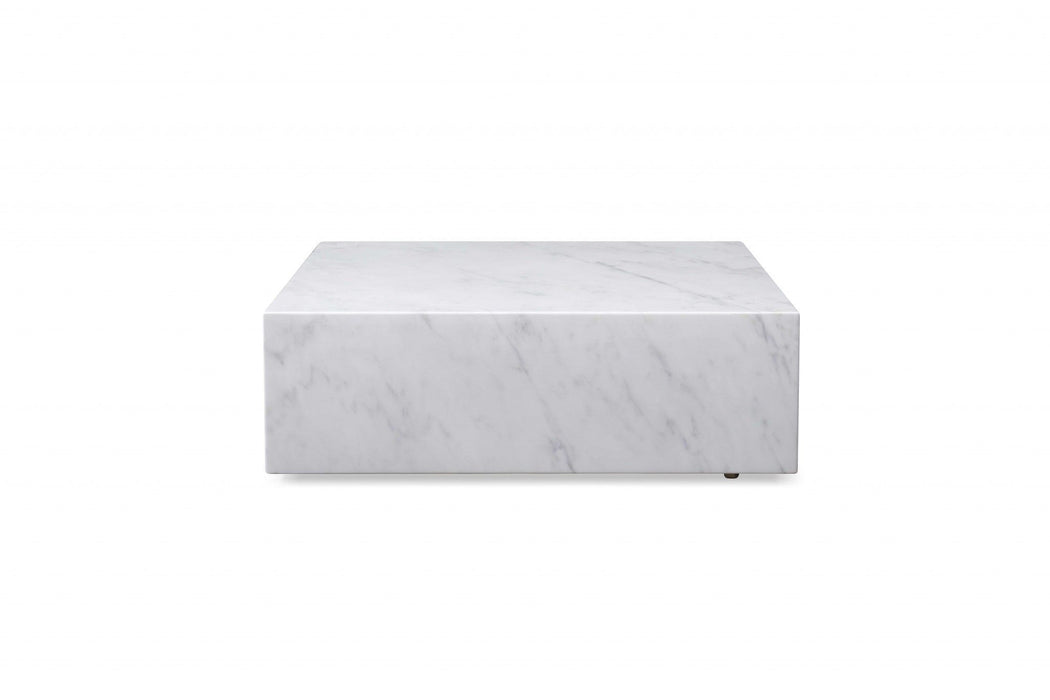 Square Coffee Table - White