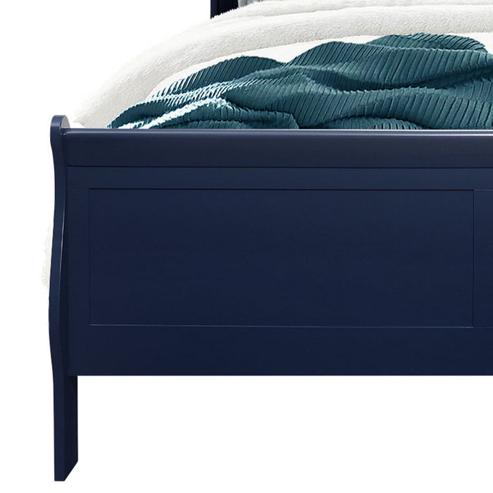 Full Upholstered Bed - Wood