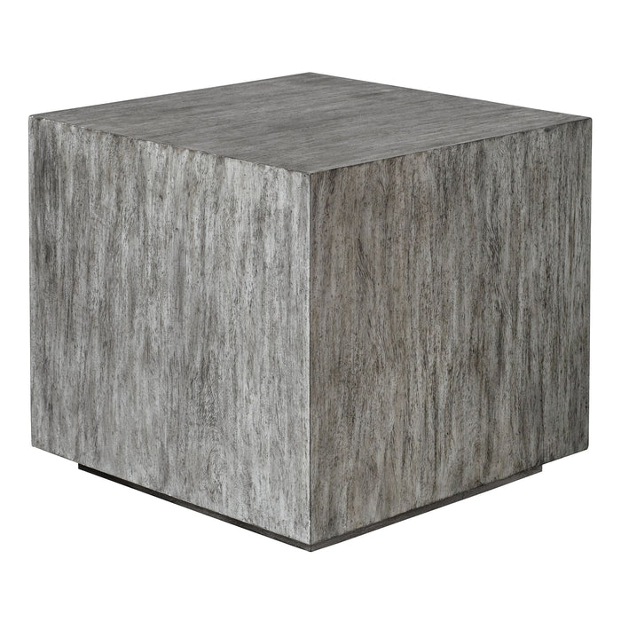 Kareem - Modern Side Table - Gray