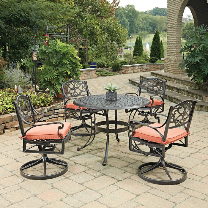 Sanibel - 42" Outdoor Dining Set With Swivel Chairs
