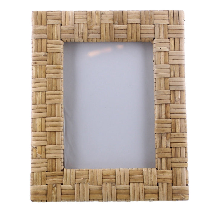 Vertical Frame - Woven Bamboo - 5" x 7"