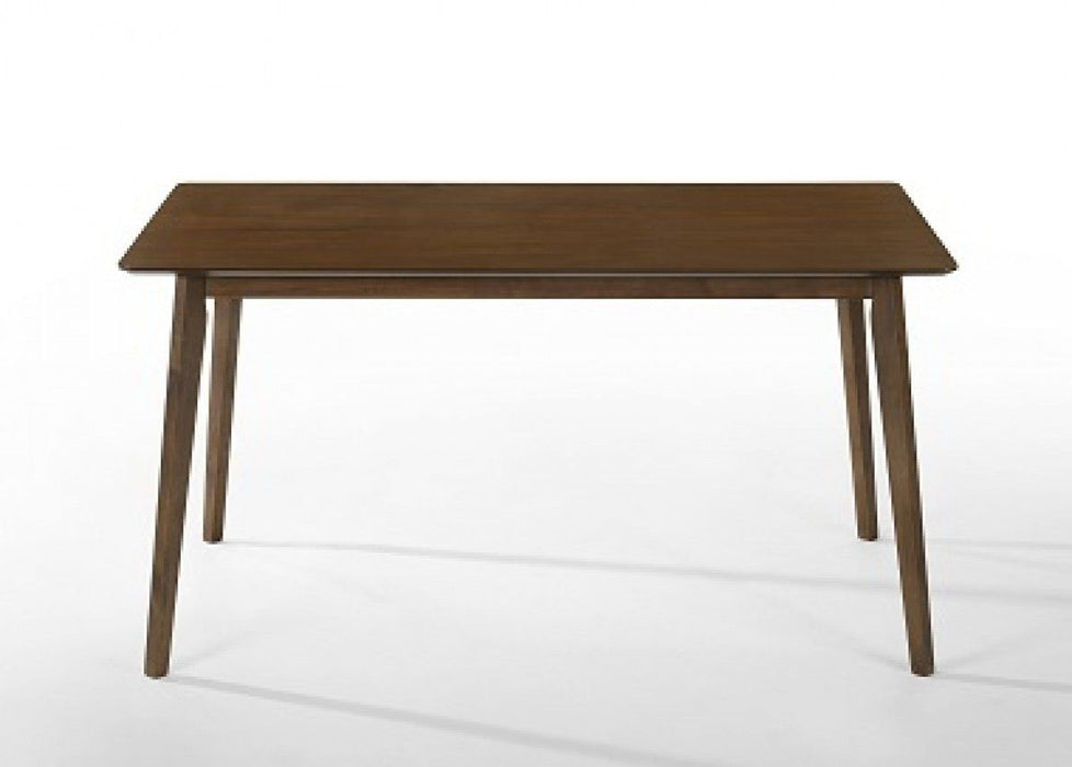 Rectangular Solid Wood Dining Table 59" - Walnut