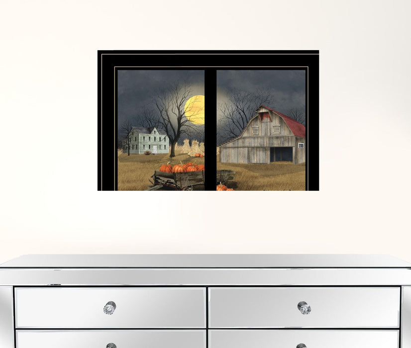 Harvest Moon 10 Framed Print Kitchen Wall Art - Black