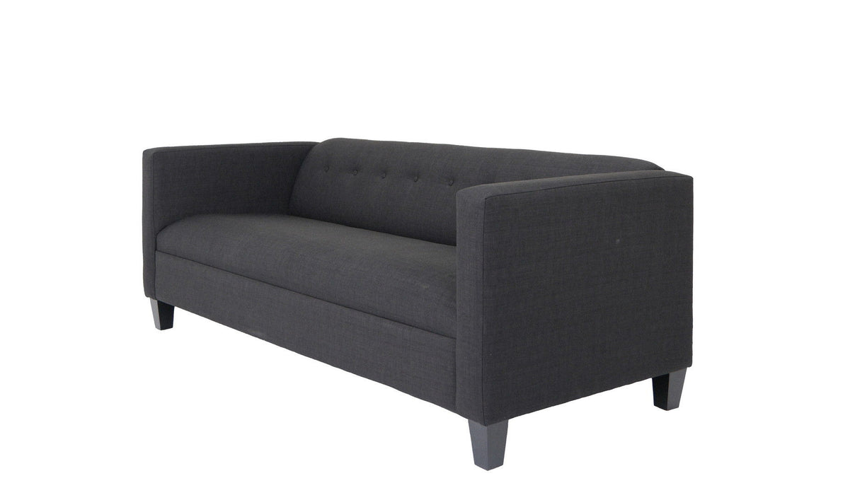 Sofa 80" - Black Polyester