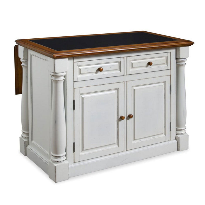 Monarch - Kitchen Island - Wood - White