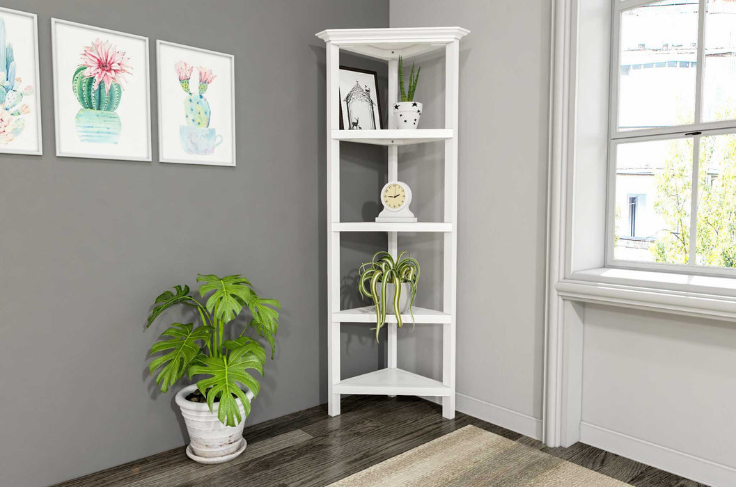 Bookcase With 2 Shelves - White