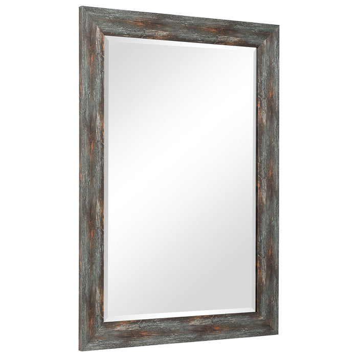 Owenby - Rustic Mirror - Silver & Bronze