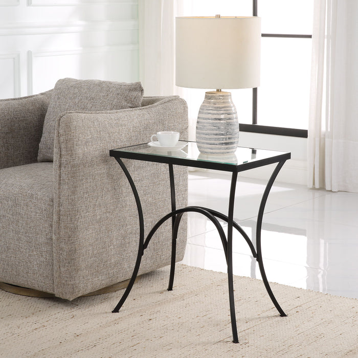 Angle - Contemporary Accent Table - Black