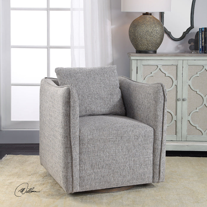 Corben - Swivel Chair - Gray