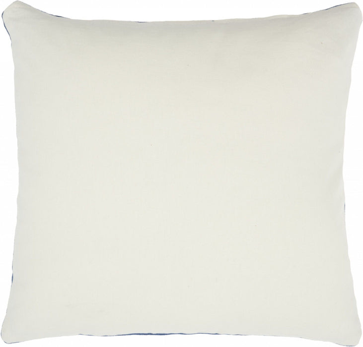 Modern Throw Pillow - Navy - Velvet