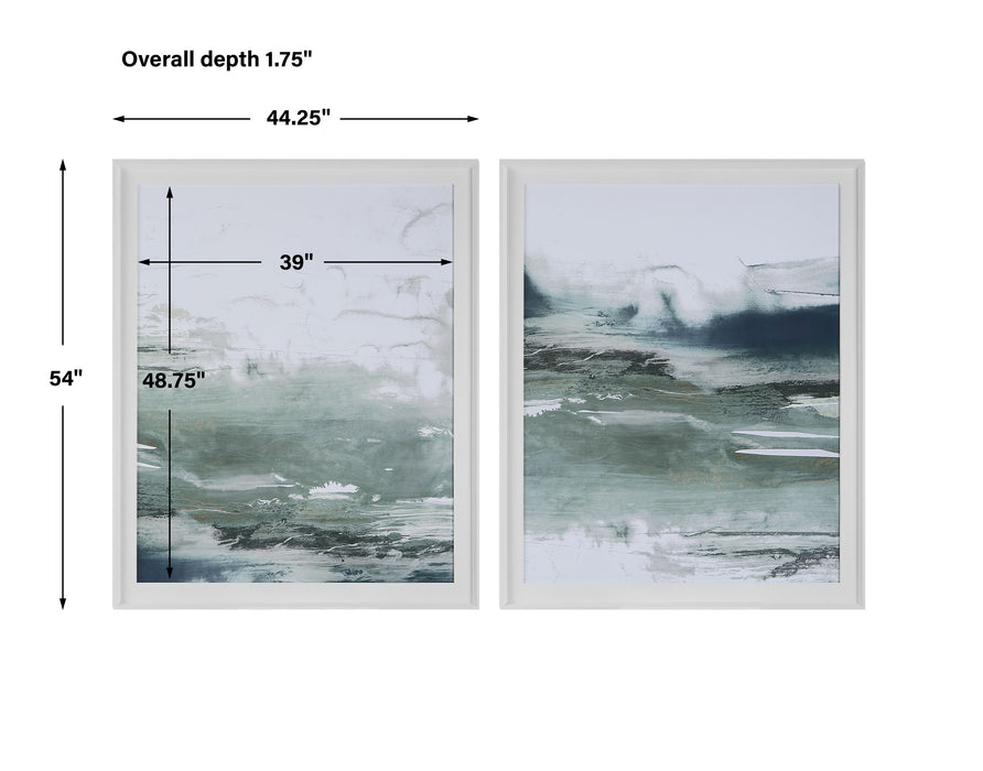 Emerald Daze - Abstract Prints (Set of 2)