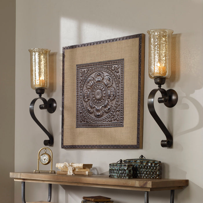 Joselyn - Candle Wall Sconce - Bronze