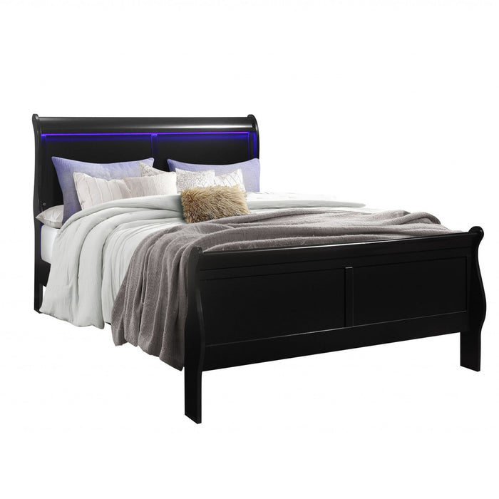 Upholstered Bed - Solid Wood